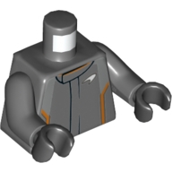 Lego tělo, tmavě modro šedá (6253553)